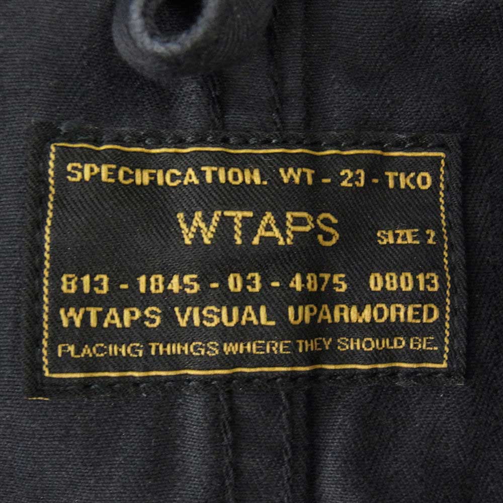 WTAPS ダブルタップス 162GWDT-SHM10 BUDS L/S SHIRTS ミリタリー シャツ ブラック系 2【中古】