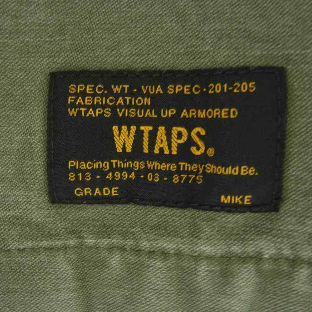 WTAPS ダブルタップス 13SS 131LTDT-SHM01 BUDS L/S SHIRTS ミリタリー シャツ カーキ系 2【中古】