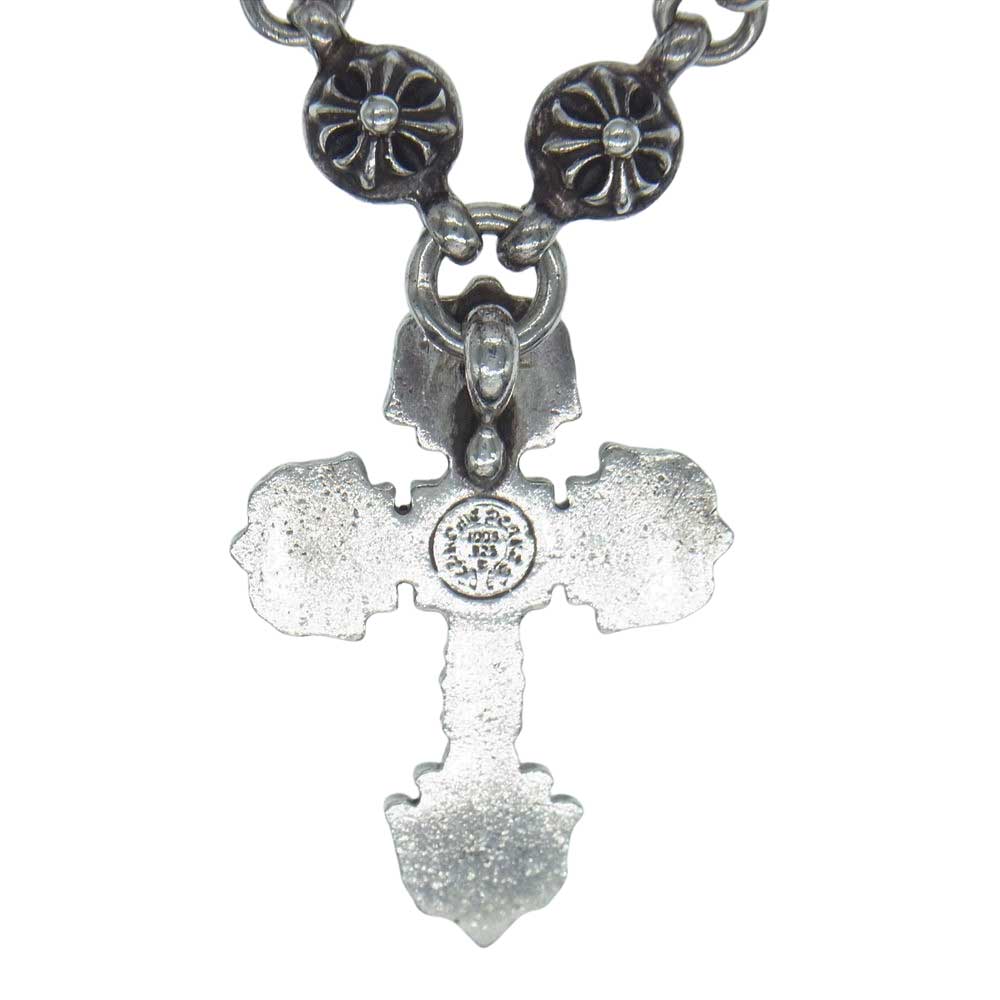 CHROME HEARTS クロムハーツ（原本有） #1 CRSBL CHN FILIG CROSS-XSM クロスボール チェーン フィリグリー クロス ネックレス シルバー系【中古】