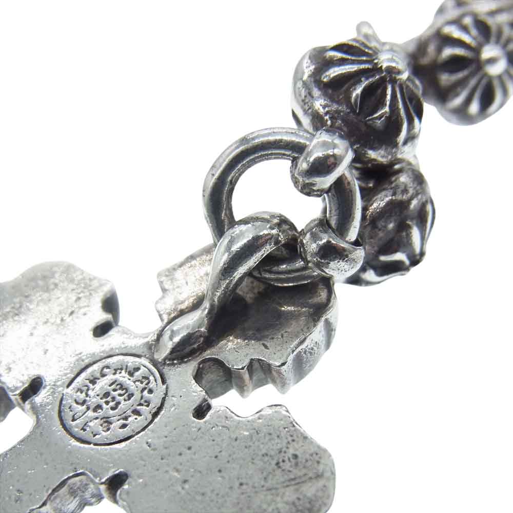 CHROME HEARTS クロムハーツ（原本有） #1 CRSBL CHN FILIG CROSS-XSM クロスボール チェーン フィリグリー クロス ネックレス シルバー系【中古】