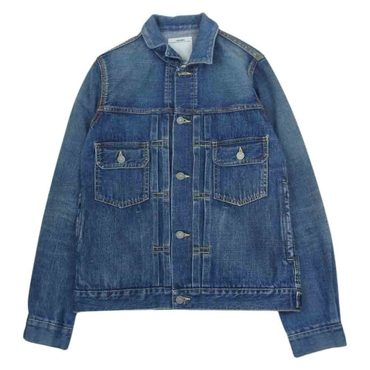 VISVIM ビズビム 114205006001 SS 101 JKT DAMAGED デニムジャケット インディゴブルー系 1【中古】
