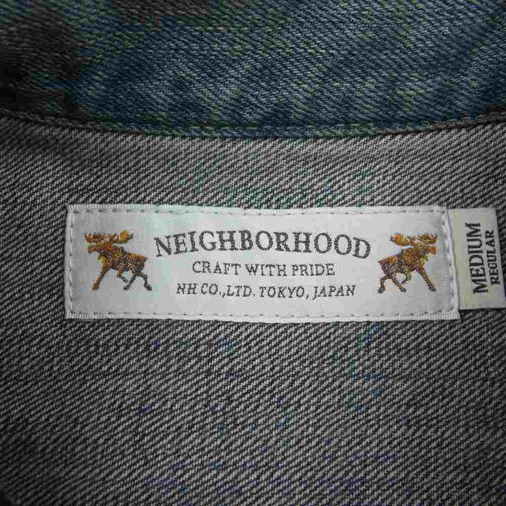 NEIGHBORHOOD ネイバーフッド 15SS 151NYNH-JKM03 SAVAGE STOCKMAN C-JKT サベージ ストックマン デニム ジャケット インディゴブルー系 M【中古】