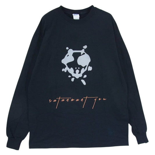 ティーアールフォーサスペンション インクプリント 長袖 Tシャツ   ブラック系 M【中古】