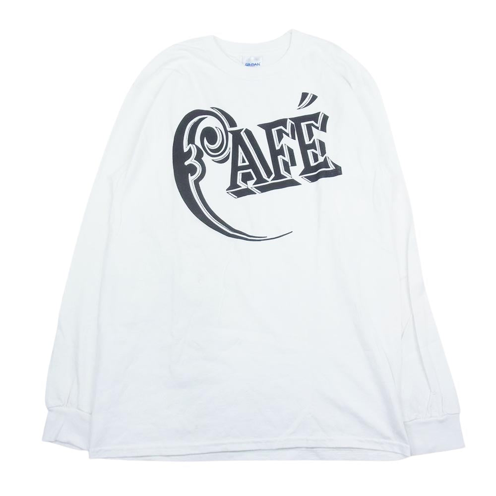 ティーアールフォーサスペンション CAF? 長袖 Tシャツ ホワイト ホワイト系 M【中古】