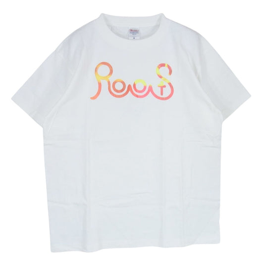 ティーアールフォーサスペンション ROOTS ルーツ クルーネック プリント 半袖 Tシャツ ホワイト ホワイト系 M【中古】