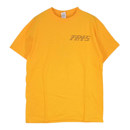 ティーアールフォーサスペンション TR4S クルーネック バックプリント 半袖 Tシャツ オレンジ系 M【中古】