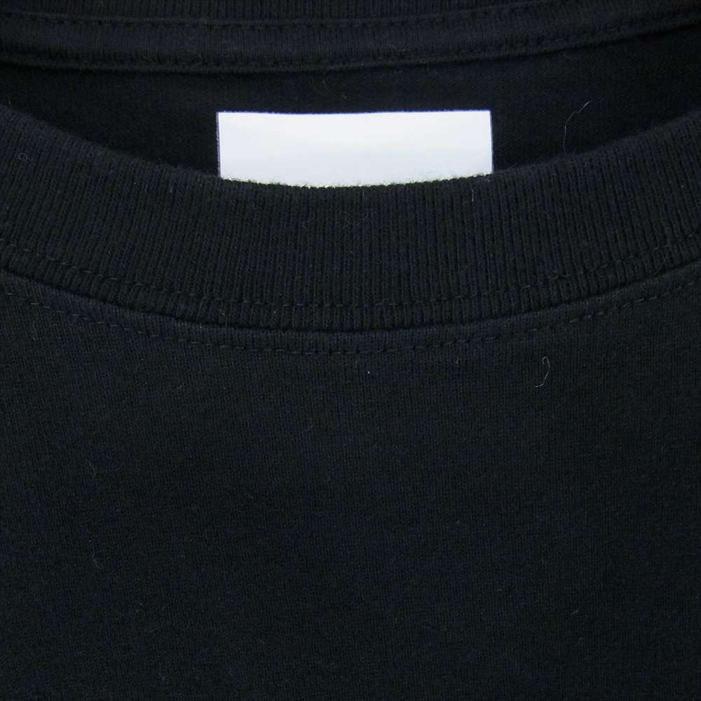 WTAPS ダブルタップス System 02 L/S プリント 長袖 Tシャツ ブラック系 01【美品】【中古】