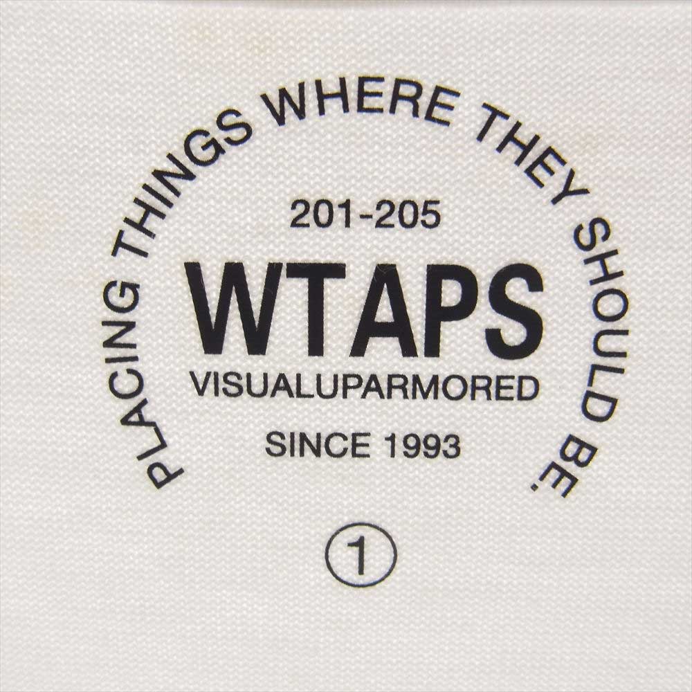 WTAPS ダブルタップス MILSPECC 長袖 Tシャツ ホワイト系 1【中古】