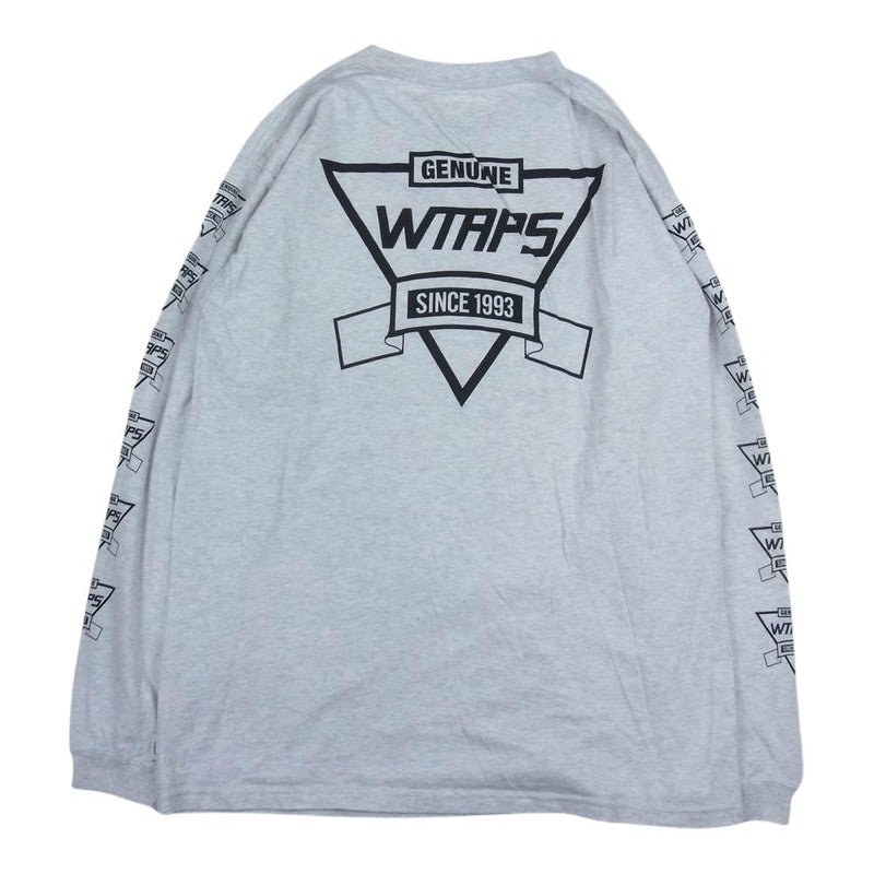 WTAPS ダブルタップス 18ss LIMITS GENUINE LS TEE 長袖 Tシャツ グレー グレー系 X02【中古】