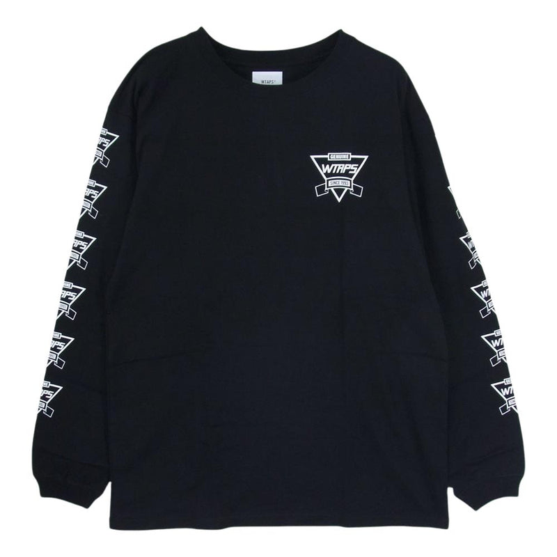 WTAPS ダブルタップス 18ss LIMITS GENUINE LS TEE 長袖 Tシャツ ブラック系 02【中古】