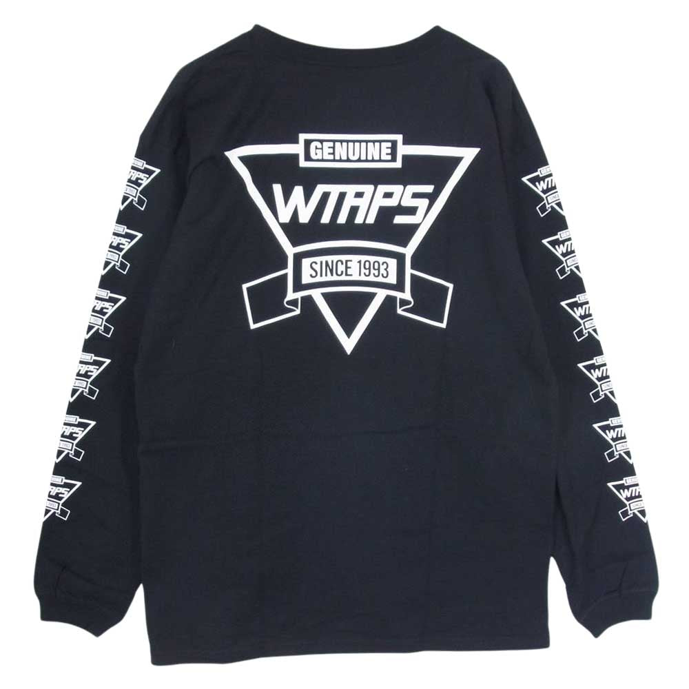 WTAPS ダブルタップス 18ss LIMITS GENUINE LS TEE 長袖 Tシャツ ブラック系 02【中古】