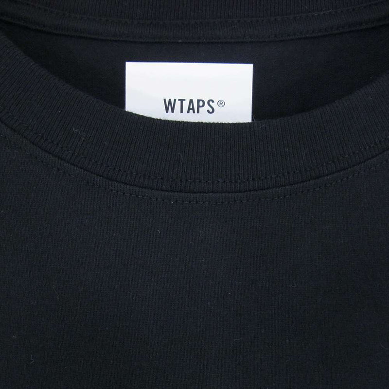 WTAPS ダブルタップス 18ss LIMITS GENUINE LS TEE 長袖 Tシャツ ブラック系 02【中古】