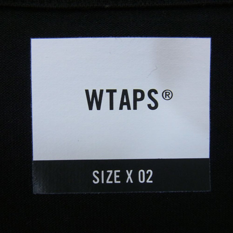 WTAPS ダブルタップス 18ss LIMITS GENUINE LS TEE 長袖 Tシャツ ブラック系 02【中古】