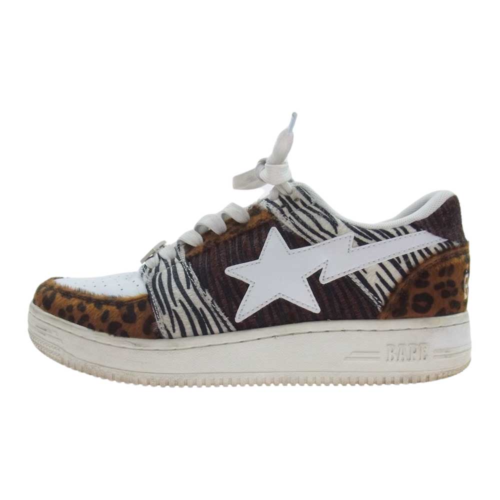 A BATHING APE アベイシングエイプ BAPE SK8 STA ANIMAL MIX ベイプ エイプ アニマル ミックス スニーカー マルチカラー系 26cm【中古】