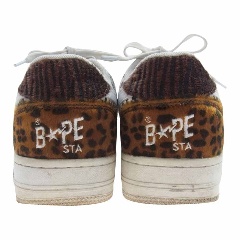 A BATHING APE アベイシングエイプ BAPE SK8 STA ANIMAL MIX ベイプ エイプ アニマル ミックス スニーカー マルチカラー系 26cm【中古】