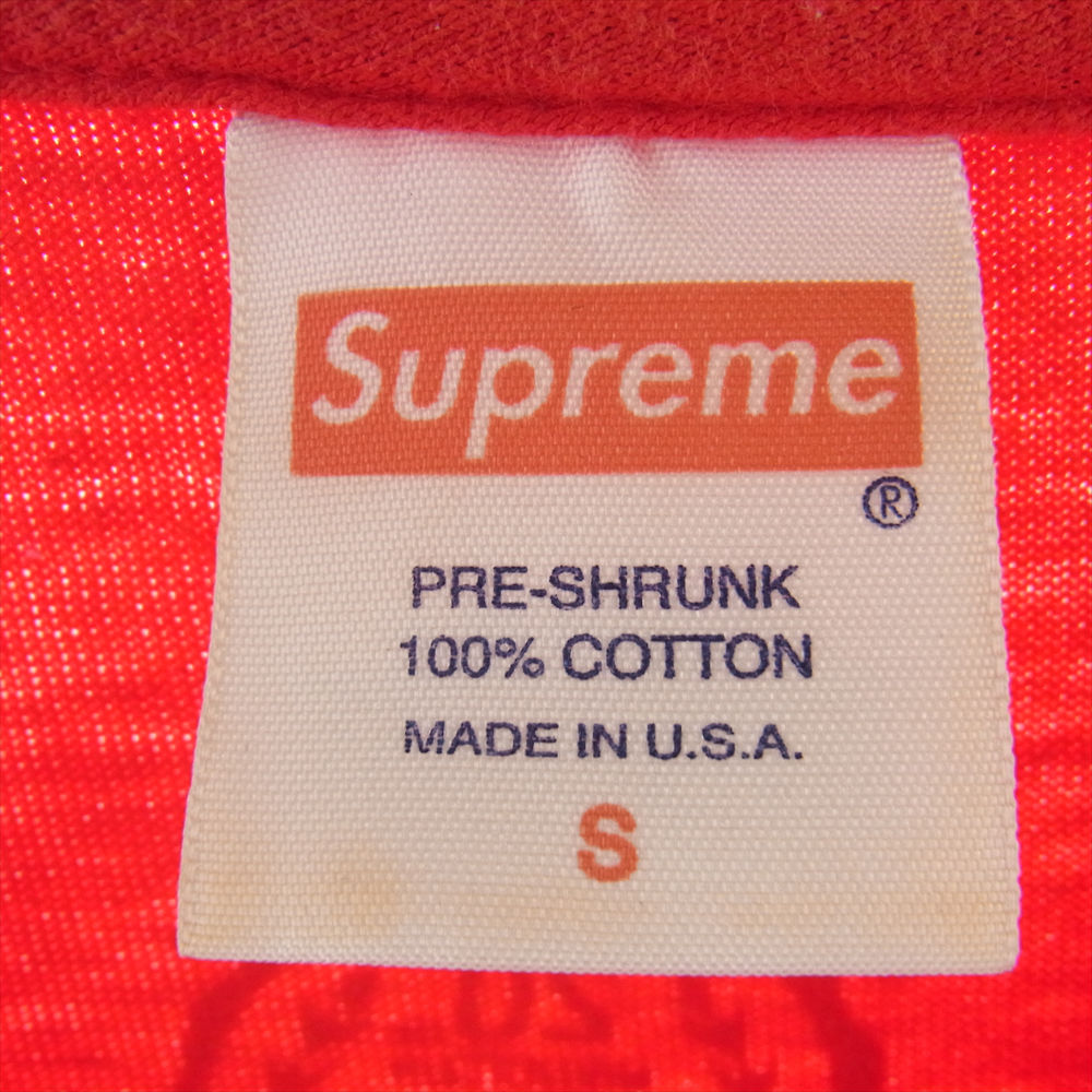 Supreme シュプリーム 14SS 20th Anniversary Box Logo Tee ボックスロゴ プリント 半袖 Tシャツ レッド レッド系 S【中古】