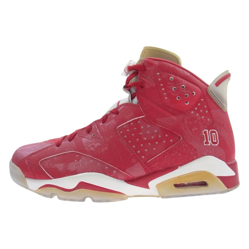 NIKE ナイキ 717302-600 2014年 Air Jordan 6 RETRO SLAM DUNK ジョーダン6 レッド系 28【極上美品】【中古】