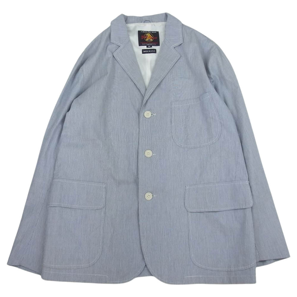 GBスポーツビンテージクロッシング USA製 GOLDEN BEAR ゴールデンベア ブレザー ジャケット ネイビー系 M【中古】