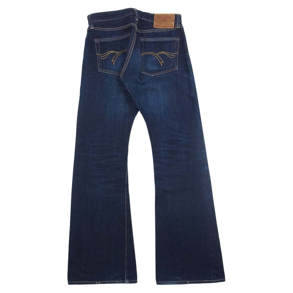 THE FLAT HEAD ザフラットヘッド F370 ブーツカット ジップフライ デニム パンツ インディゴブルー系 29【中古】