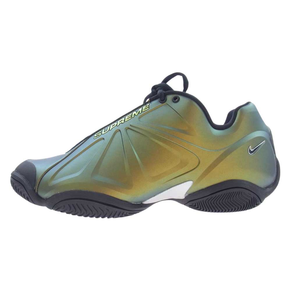 Supreme シュプリーム 23AW FB8934-700 × Nike ナイキ Air Zoom Courtposite Metallic Gold エアズーム コートポジット メタリックゴールド スニーカー メタリックゴールド  27.5cm【新古品】【未使用】【中古】