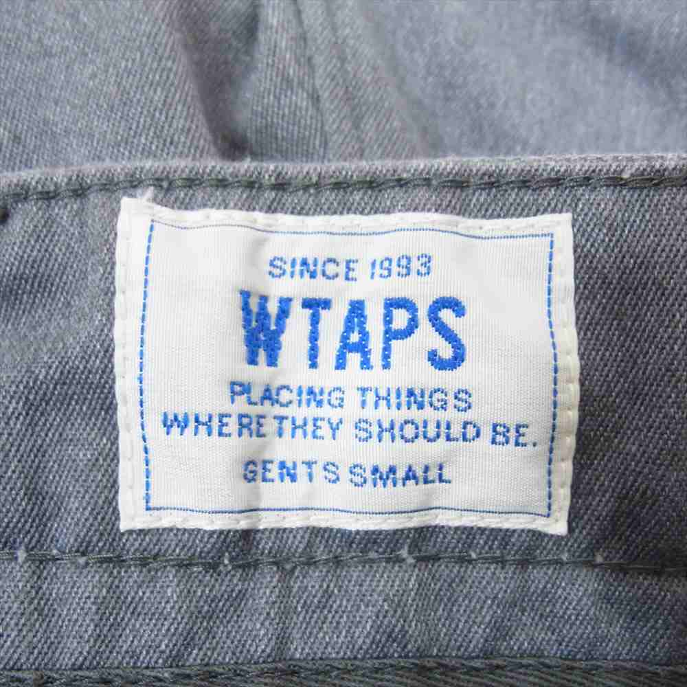 WTAPS ダブルタップス 13SS 131LTDT-PTM04 KHAKI TIGHT TROUSERS カーキ タイト トラウザーズ チノ パンツ グレー系 1【中古】
