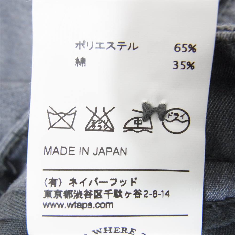 WTAPS ダブルタップス 13SS 131LTDT-PTM04 KHAKI TIGHT TROUSERS カーキ タイト トラウザーズ チノ パンツ グレー系 1【中古】