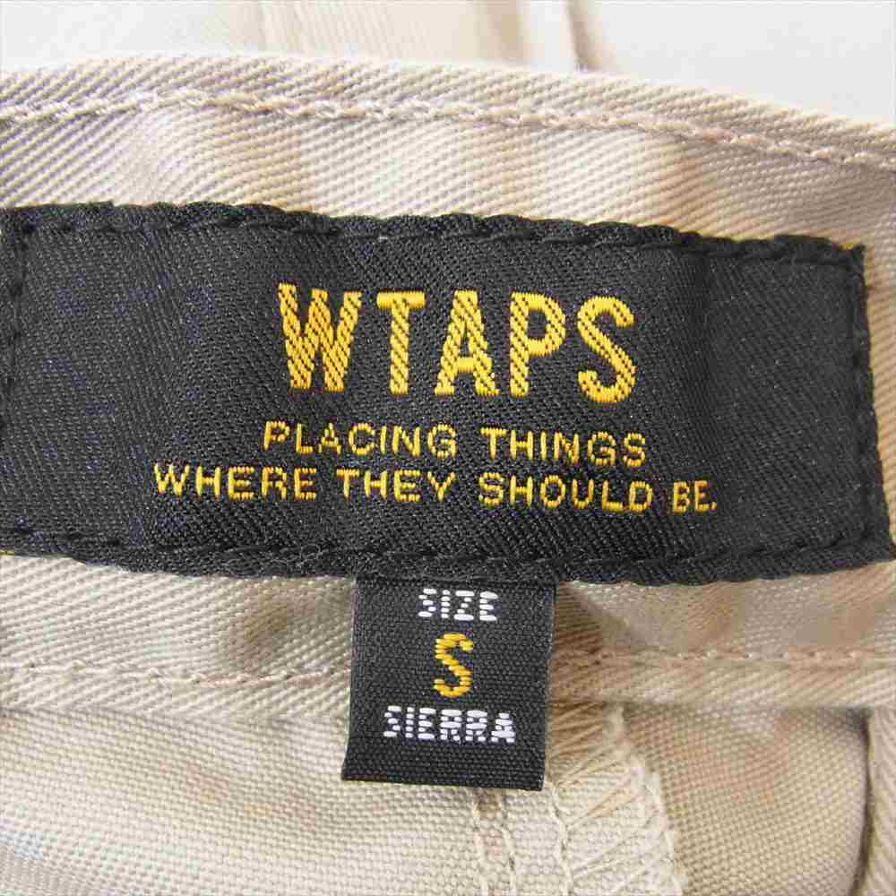 WTAPS ダブルタップス 16AW 162GWDT-PTM02 KHAKI TROUSERS カーキ トラウザーズ チノ ワーク パンツ ベージュ系 S【中古】