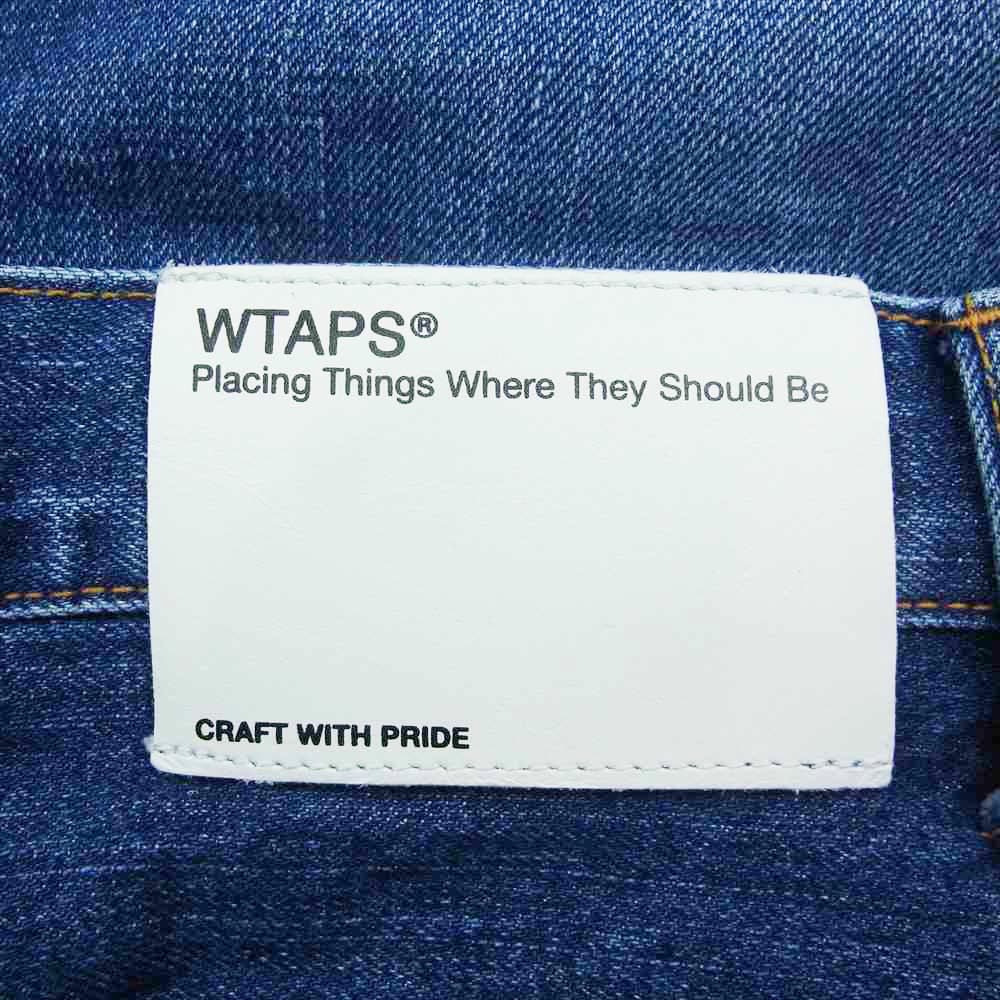 WTAPS ダブルタップス 15AW 152GWDT-PTM01 BLUE BASIC WASHED ブルー ベーシック ウォッシュド デニム パンツ 赤耳 インディゴブルー系 S【中古】