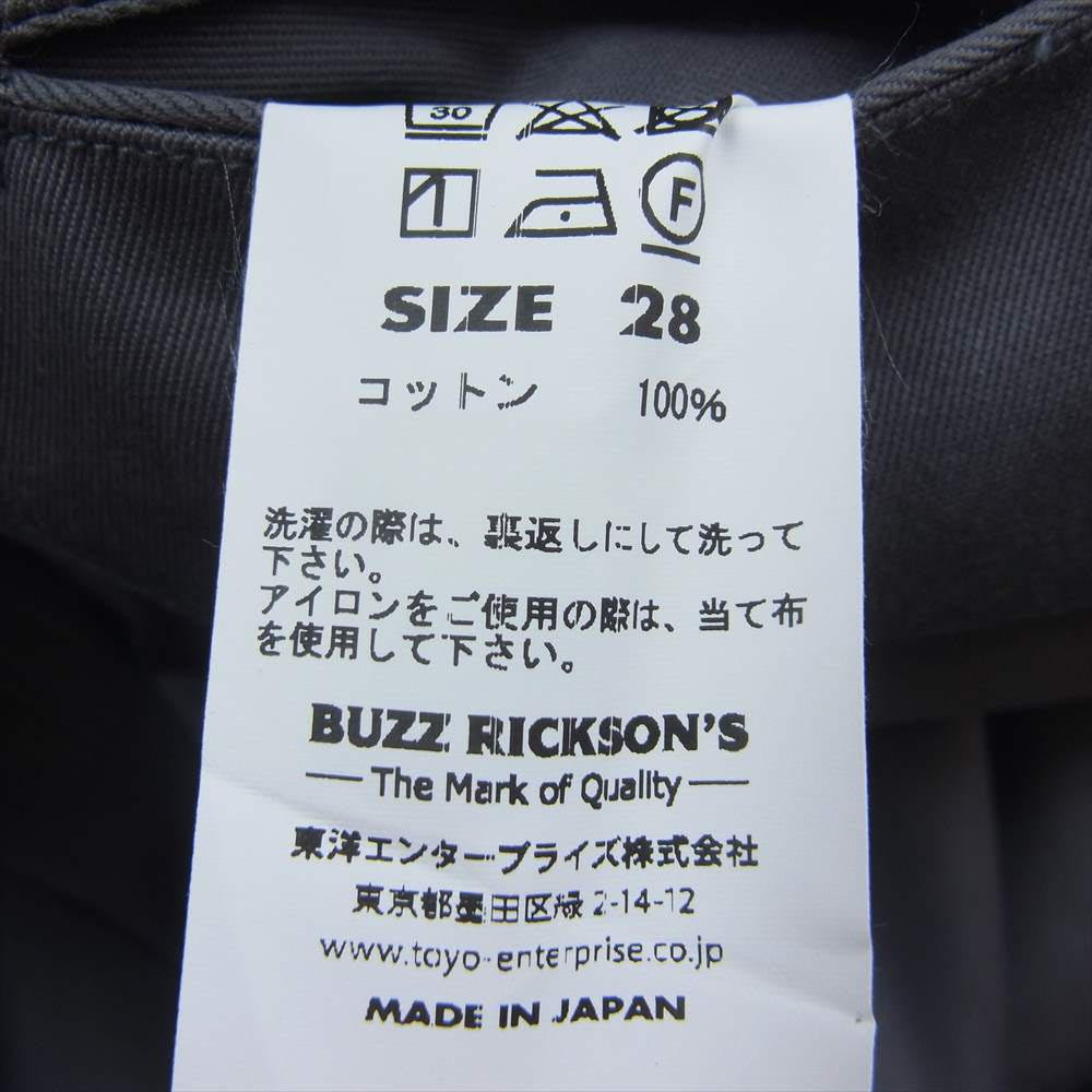 Buzz Rickson's バズリクソンズ BR40025JK ORIGINAL SPEC CHINOS オリジナル スペック チノ パンツ グレー系 28【中古】