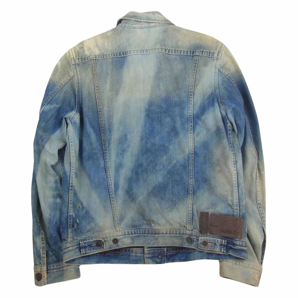 DIESEL ディーゼル INDUSTRY DEE-JHOZ JACKET 裏地付き デニムジャケット Gジャン ライトブルー系 M【中古】
