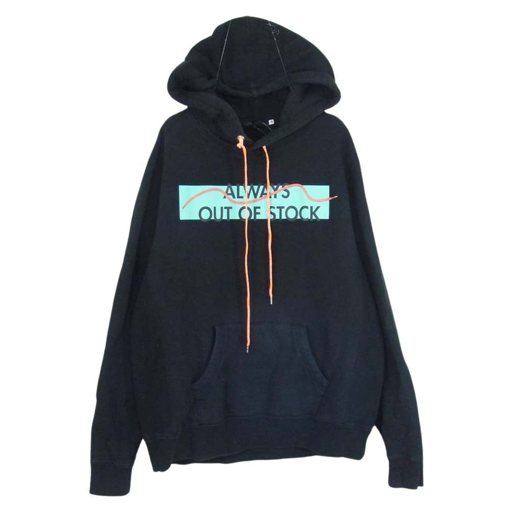 オールウェイズアウトオブストック プルオーバ― パーカー フーディ ブラック系 M【中古】