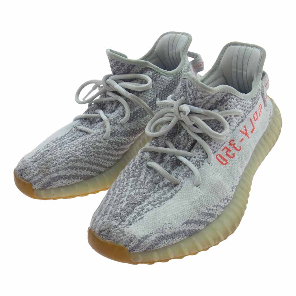 adidas アディダス B37571 YEEZY BOOST 350 V2 BLUE TINT イージーブースト ブルーティント ローカット スニーカー グレー系 26.5cm【中古】
