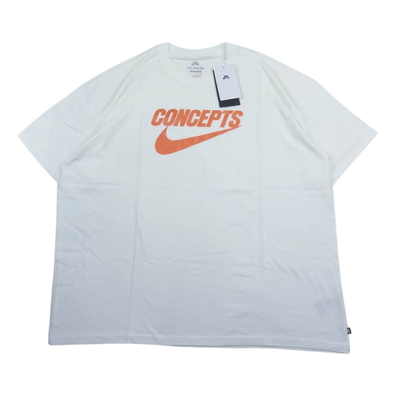 NIKE ナイキ DR0642-100 × Concepts T-Shirt ロゴ 半袖 Tシャツ ホワイト系 XL【新古品】【未使用】【中古】