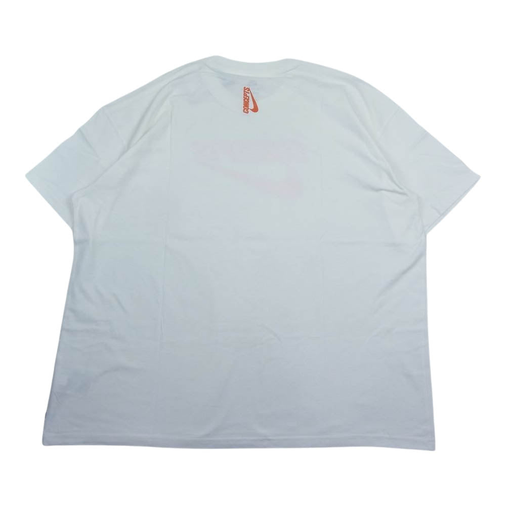 NIKE ナイキ DR0642-100 × Concepts T-Shirt ロゴ 半袖 Tシャツ ホワイト系 XL【新古品】【未使用】【中古】