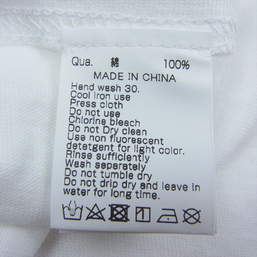 エフアールツー WHERE RABBITS プリント 半袖 Tシャツ ホワイト系 L【新古品】【未使用】【中古】