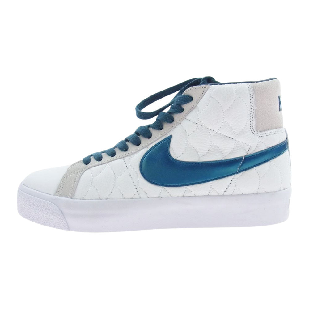NIKE ナイキ DO9399-100 SB Blazer Mid EK Summit White Night Shade-White ブレーザー ミッド EK スニーカー ホワイト系 ブルー系 26cm【新古品】【未使用】【中古】