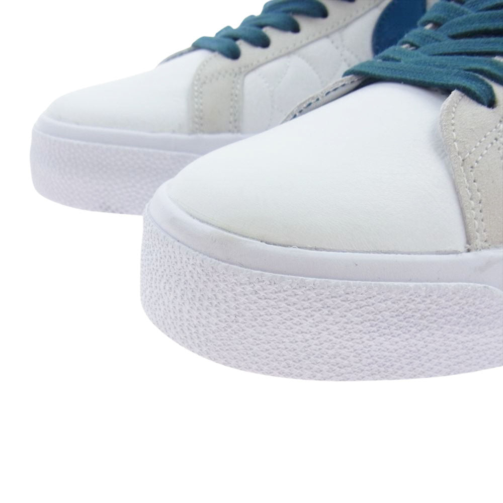 NIKE ナイキ DO9399-100 SB Blazer Mid EK Summit White Night Shade-White ブレーザー ミッド EK スニーカー ホワイト系 ブルー系 26cm【新古品】【未使用】【中古】
