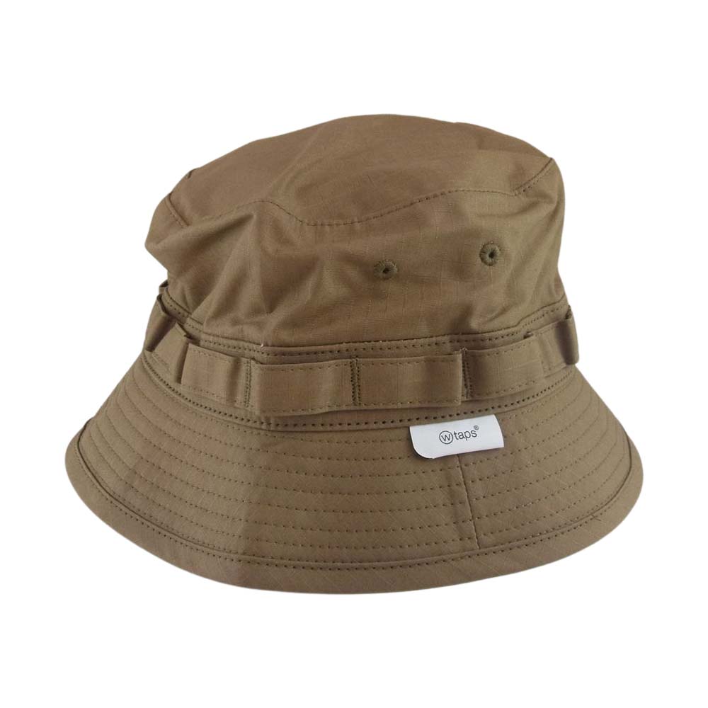 WTAPS ダブルタップス 22SS 221HCDT-HT14 JUNGLE HAT COTTON RIPSTOP コットン リップストップ ジャングル ハット ベージュ系 03【新古品】【未使用】【中古】