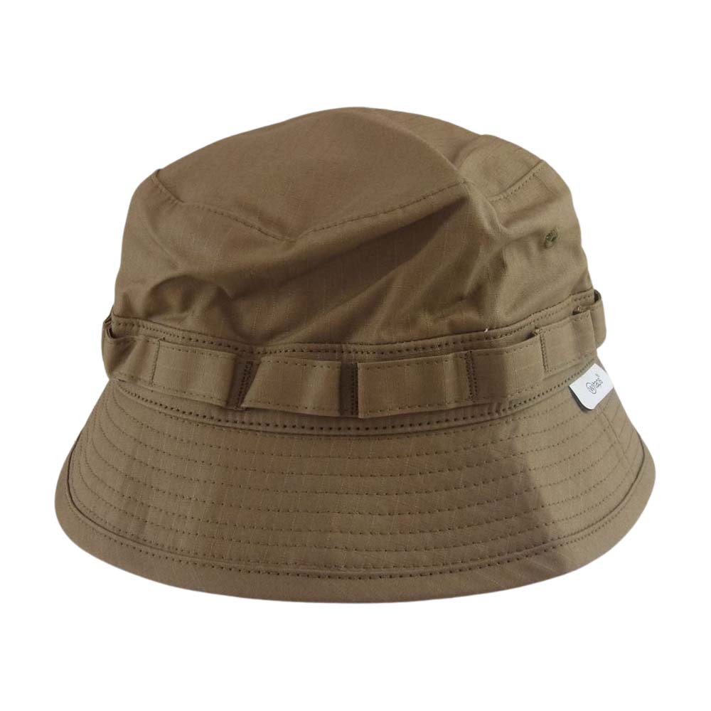 WTAPS ダブルタップス 22SS 221HCDT-HT14 JUNGLE HAT COTTON RIPSTOP コットン リップストップ ジャングル ハット ベージュ系 03【新古品】【未使用】【中古】