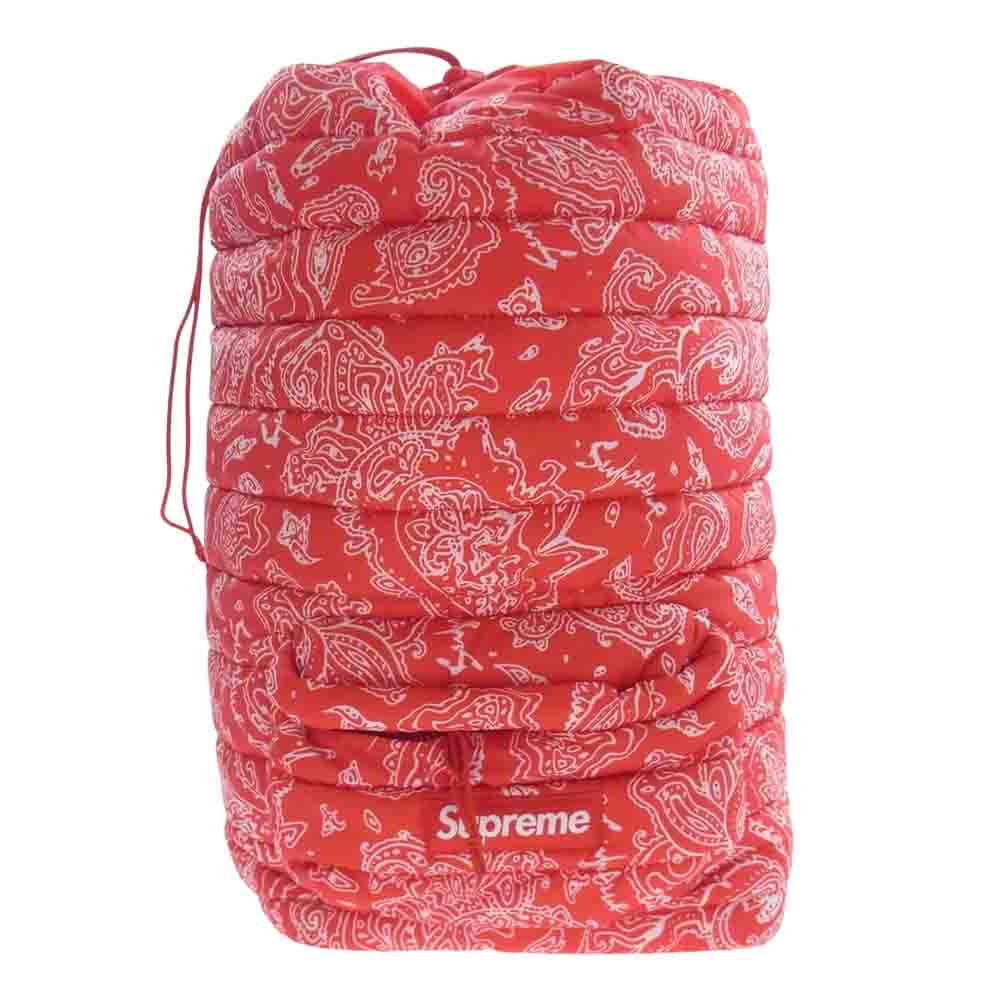 Supreme シュプリーム 22AW Puffer Backpack パファー バックパック  レッド系【極上美品】【中古】