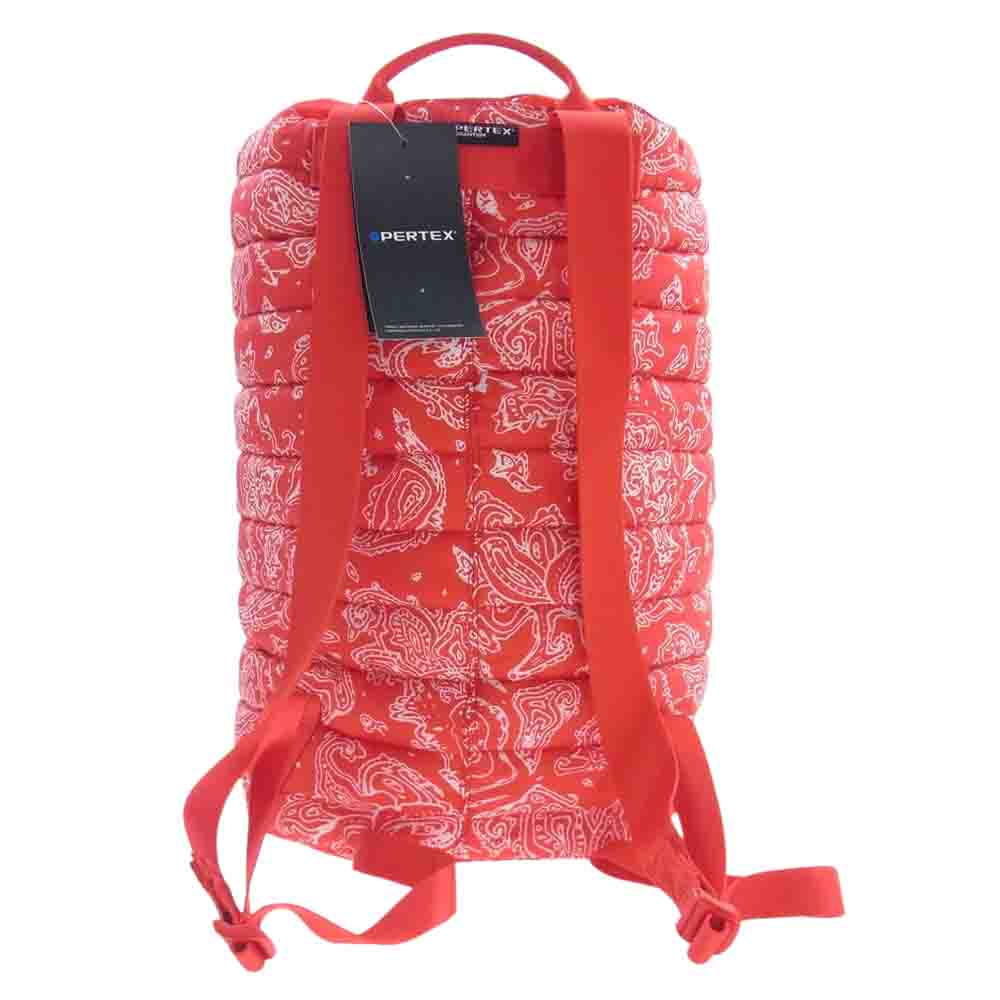 Supreme シュプリーム 22AW Puffer Backpack パファー バックパック  レッド系【極上美品】【中古】