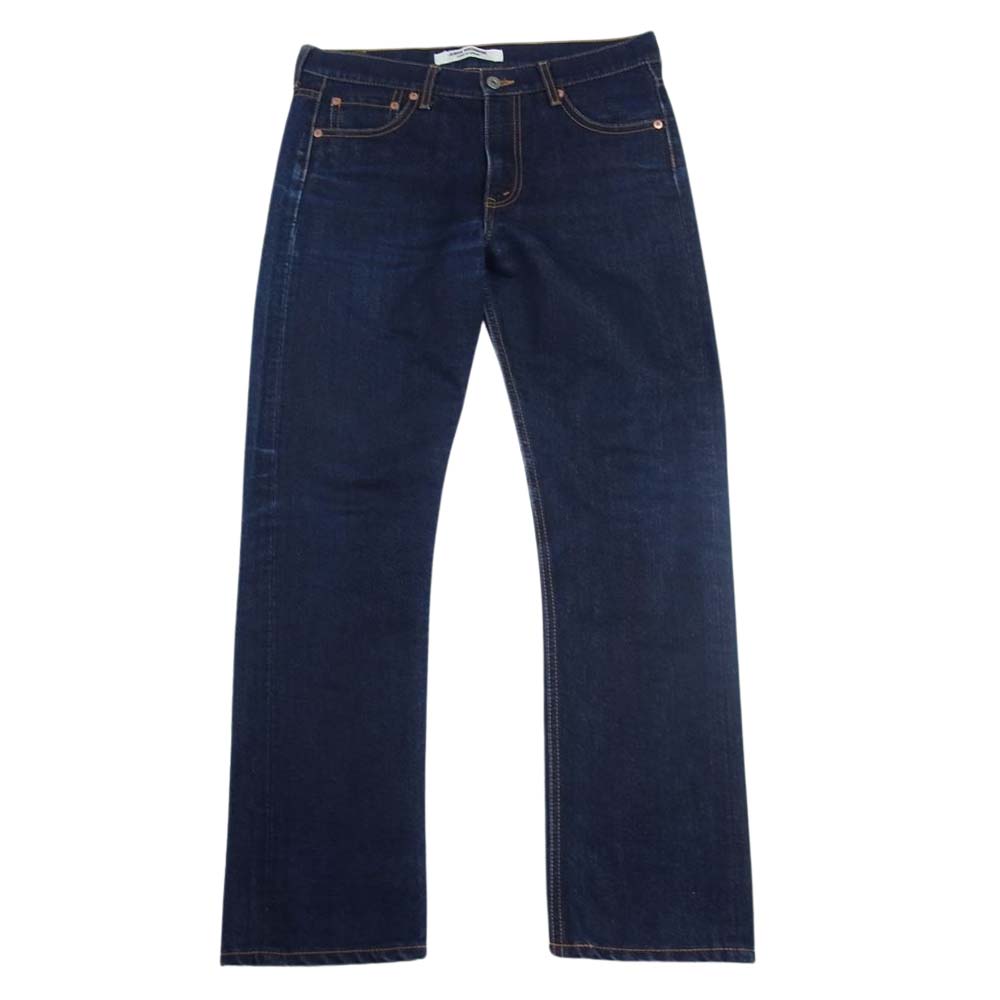 JUNYA WATANABE COMME des GARCONS ジュンヤワタナベコムデギャルソン AD206 JR-P094 Back Gold Jeans シンチバック ゴールド ストレート デニム パンツ インディゴブルー系 S【中古】