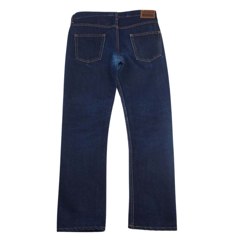JUNYA WATANABE COMME des GARCONS ジュンヤワタナベコムデギャルソン AD206 JR-P094 Back Gold Jeans シンチバック ゴールド ストレート デニム パンツ インディゴブルー系 S【中古】