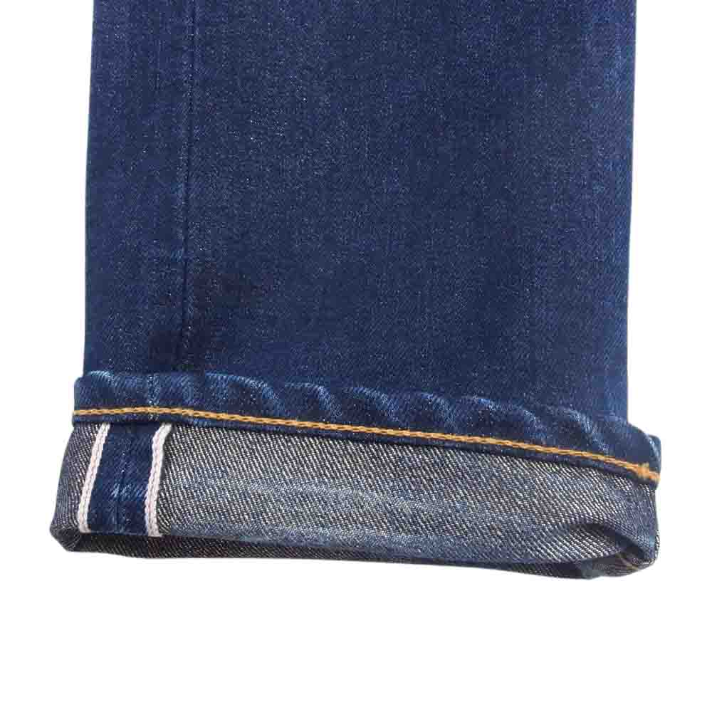 JUNYA WATANABE COMME des GARCONS ジュンヤワタナベコムデギャルソン AD206 JR-P094 Back Gold Jeans シンチバック ゴールド ストレート デニム パンツ インディゴブルー系 S【中古】