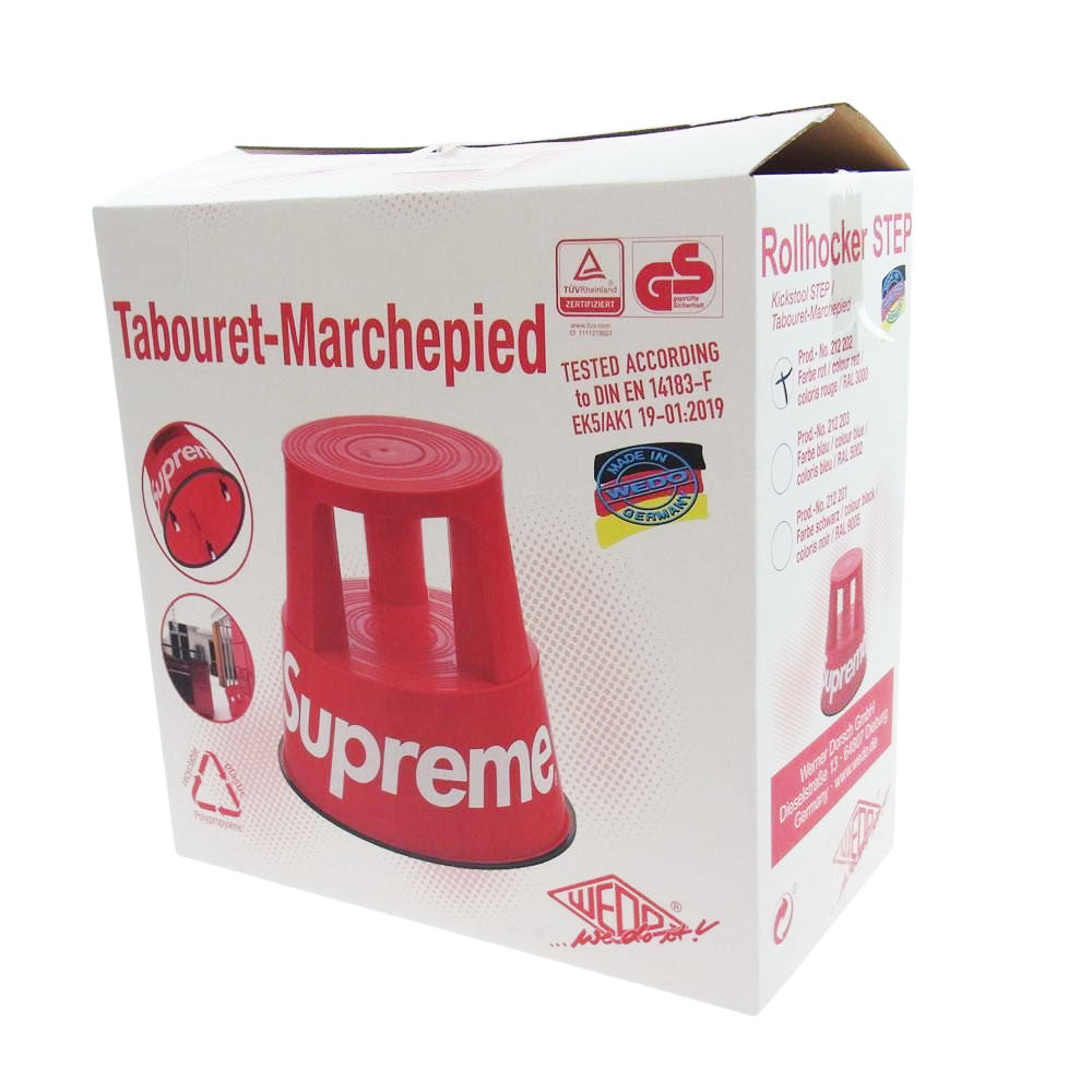 Supreme シュプリーム 20AW Wedo Step Stool ウェド ラウンドステップツール 踏み台 レッド系【極上美品】【中古】
