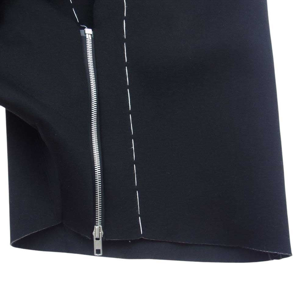 MAISON MARGIELA メゾンマルジェラ S29FP0090 白タグ ステッチデザイン ジャンプスーツ オールインワン ブラック系 38【中古】