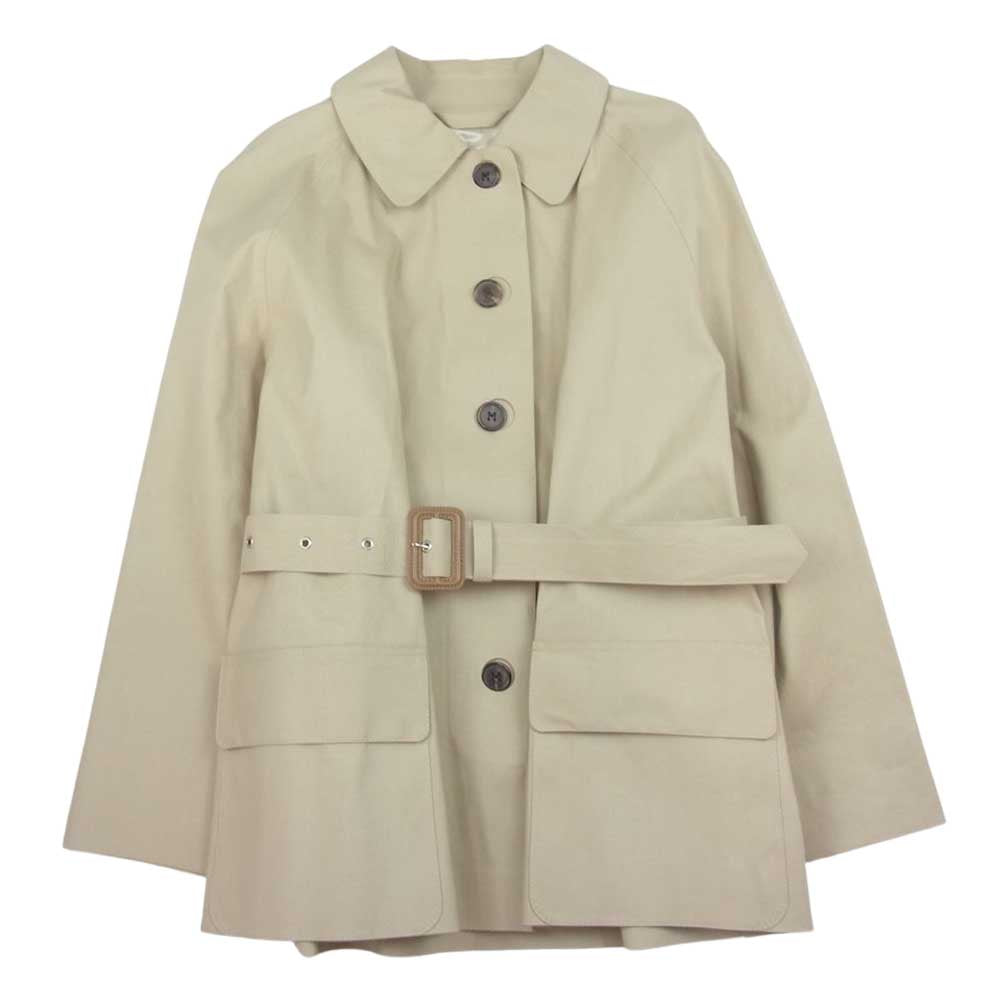 MAISON MARGIELA メゾンマルジェラ S29AM0182 × MACKINTOSH マッキントッシュ コットン レーヨン ショート トレンチ ジャケット ベージュ系 40【中古】
