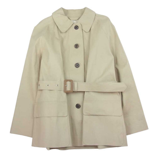 MAISON MARGIELA メゾンマルジェラ S29AM0182 × MACKINTOSH マッキントッシュ コットン レーヨン ショート トレンチ ジャケット ベージュ系 40【中古】