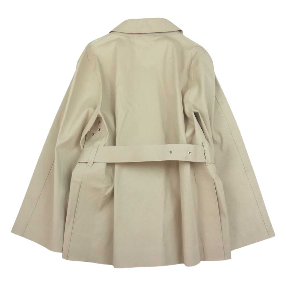 MAISON MARGIELA メゾンマルジェラ S29AM0182 × MACKINTOSH マッキントッシュ コットン レーヨン ショート トレンチ ジャケット ベージュ系 40【中古】