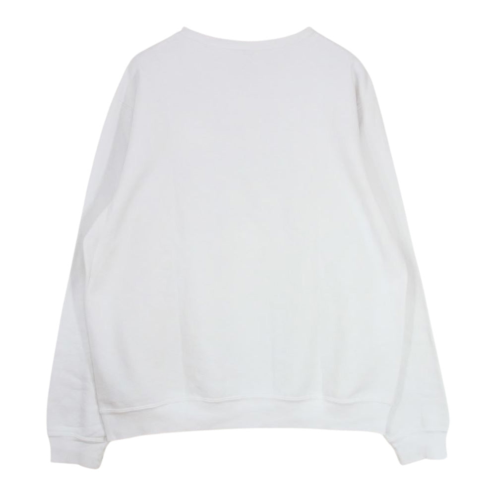 Champion チャンピオン テリー フリース スウェット クルーネック ホワイト系 XL【中古】